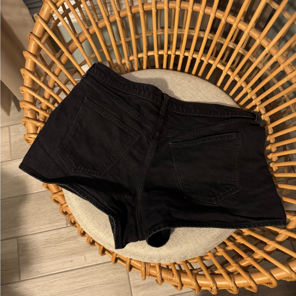 Universal Thread Black Jean Shorts Distressed Hem - Picture 5 of 5